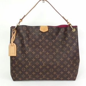 Louis Vuitton LV Monogram Graceful MM Pivoine Shoulder Bag Handbag